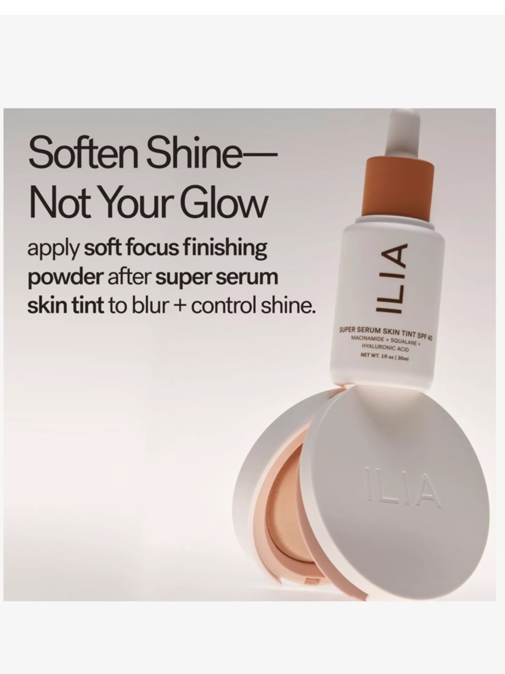 ILIA Soft Focus Finishing Powder with 12-Hour Shine Control Light Translucent - Picture 4 of 5